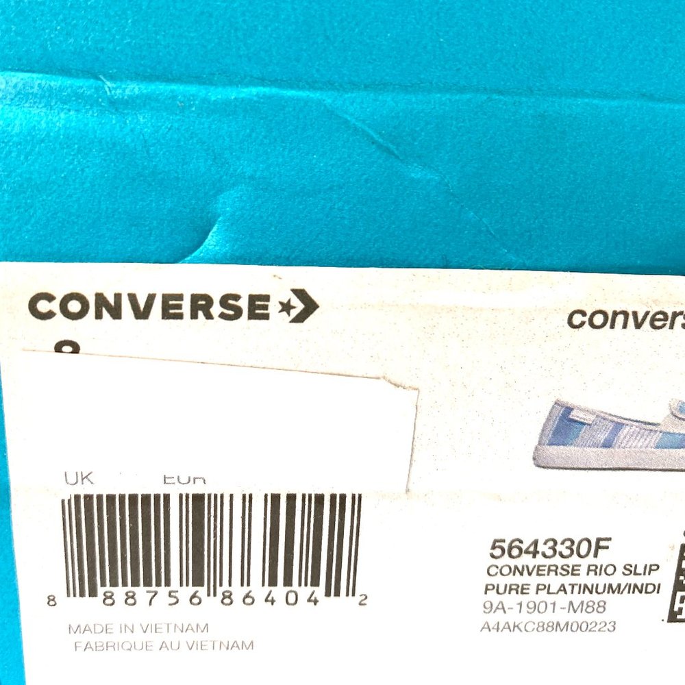 Converse Rio Slip On Blue Canvas Women’s 564330F - Picture 9 of 10